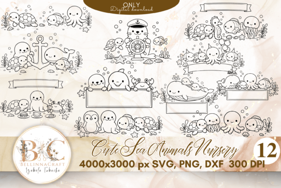 Cute Sea Animals Nursery SVG Bundle: A Designer's Deep Dive