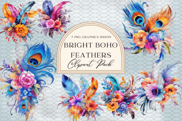 Infuse Projects with Free-Spirited Charm: Bright Boho Feathers