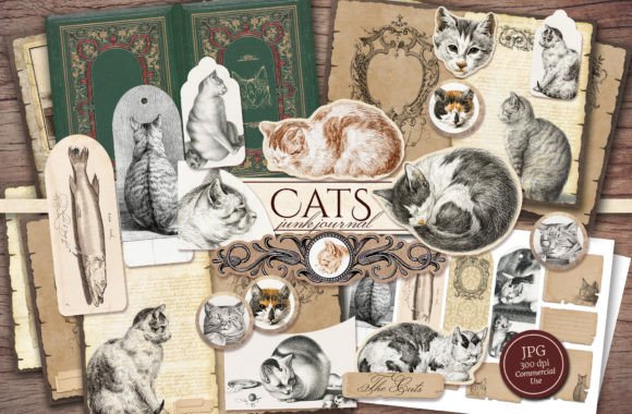 Unleash Creativity: The Ultimate Cats Junk Journal Kit