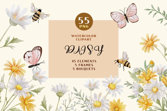 Watercolor Daisy Flower Set: A Designer's Guide to Botanical Elegance