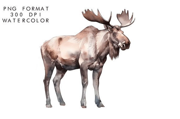 Watercolor Moose Clipart: A Designer's Guide to Whimsical Charm